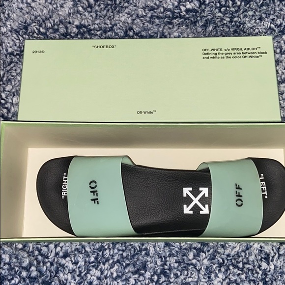 OFF-WHITE SLIDES (NEVER WORN) - Picture 6 of 6